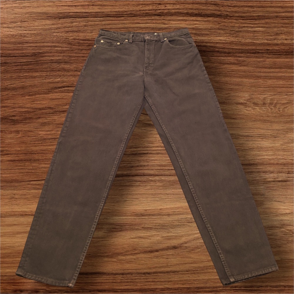 Vintage Levis 550 Relaxed Fit Tapered Leg Jeans Brown Made in USA 33x34 Mens